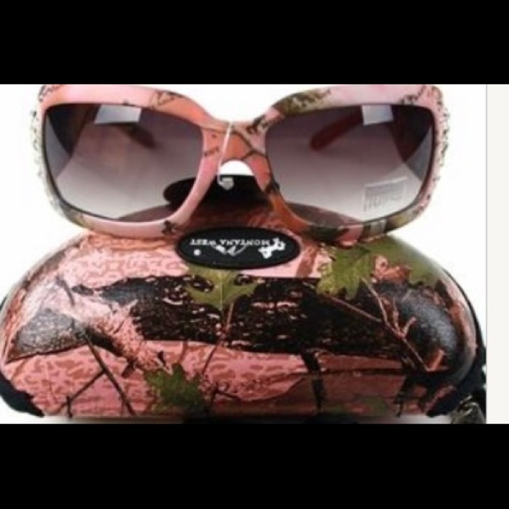 Montana West Pink Camo Bling Sunglasses